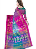 Pradip Fabrics Woven Tant Silk Blend Saree