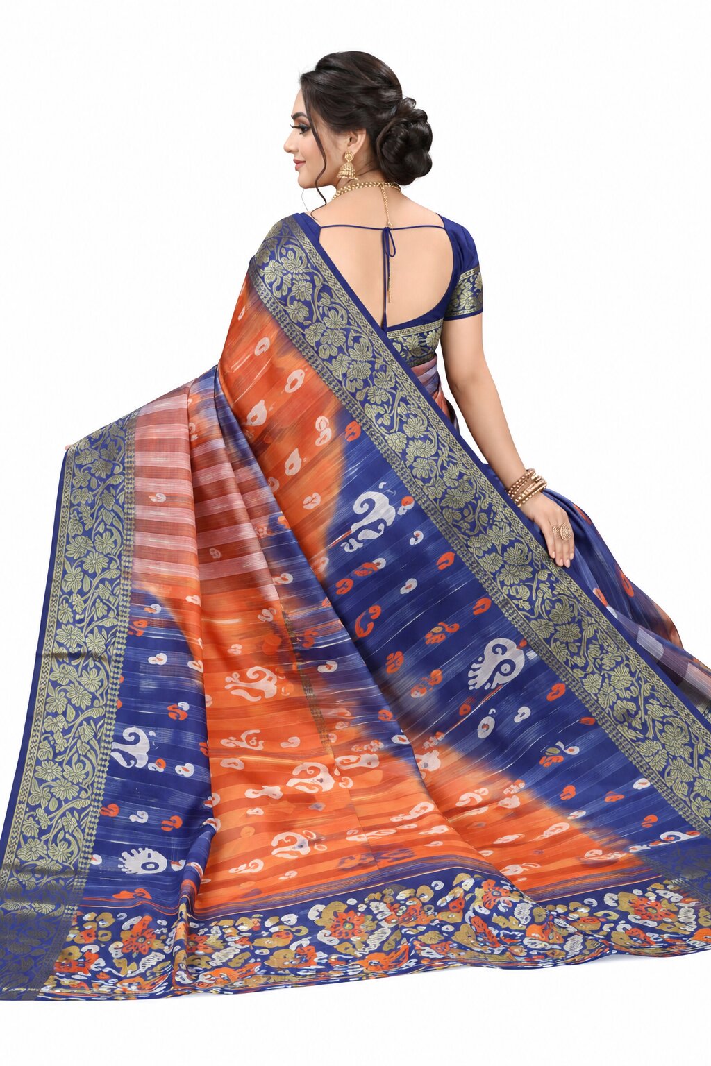 Pradip Fabrics Ethnic Women's Tant Silk Saree