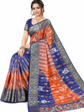 Pradip Fabrics Ethnic Women's Tant Silk Saree
