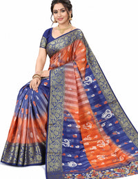 Pradip Fabrics Ethnic Women's Tant Silk Saree