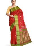 Pradip Fabrics Ethnic Women's Sat Khela Allover Tant Silk Saree 