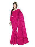 Pradip Fabrics Self Design Bollywood Silk Blend Saree