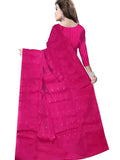 Pradip Fabrics Self Design Bollywood Silk Blend Saree