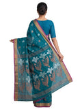 Pradip Fabrics Self Design Handloom Cotton Blend Saree.
