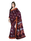 Pradip Fabrics Self Design Handloom Cotton Blend Saree.