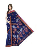 Pradip Fabrics Self Design Handloom Cotton Blend Saree.