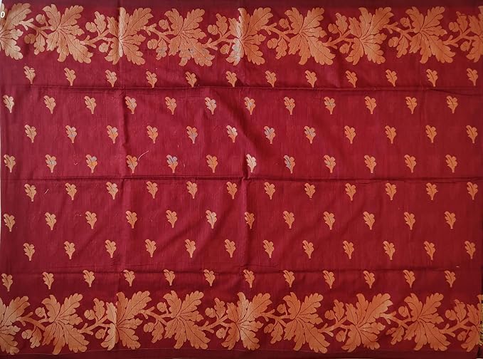 Pradip Fabrics Self Design Handloom Pure Cotton Saree