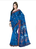 Pradip Fabrics Self Design Handloom Cotton Blend Saree.