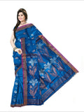 Pradip Fabrics Self Design Handloom Cotton Blend Saree.