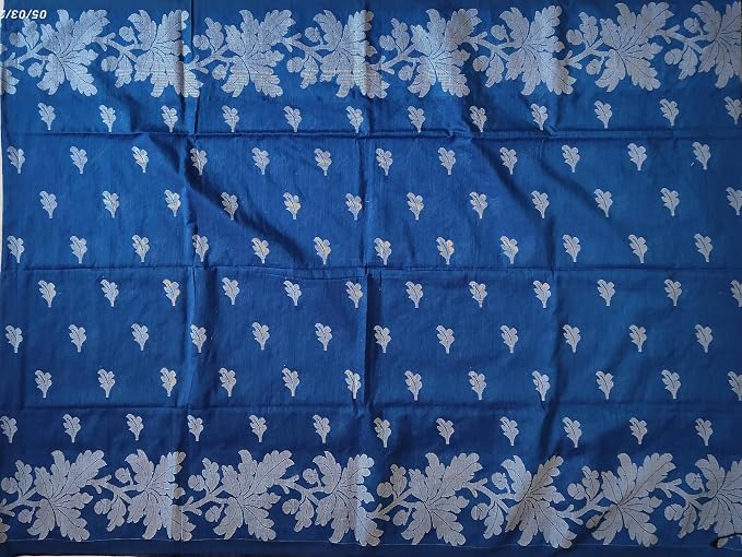 Pradip Fabrics Self Design Handloom Pure Cotton Saree