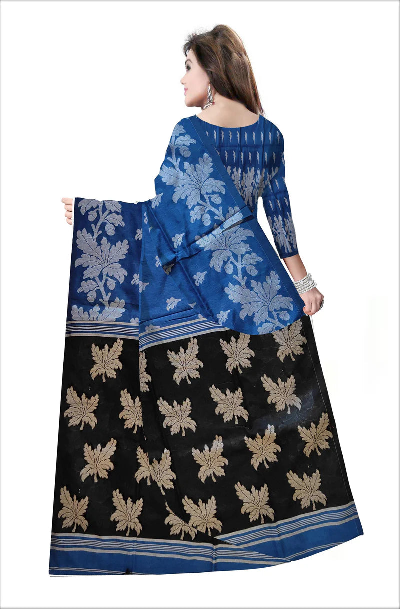 Pradip Fabrics Self Design Handloom Pure Cotton Saree