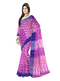 Pradip Fabrics Ethnic Women's Tant Cotton  All Over Dhakai Jamdami Saree