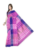 Pradip Fabrics Ethnic Women's Tant Cotton  All Over Dhakai Jamdami Saree
