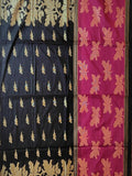 Pradip Fabrics Self Design Handloom Pure Cotton Saree
