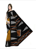 Pradip Fabrics Self Design Handloom Cotton Blend Saree (Light Green)