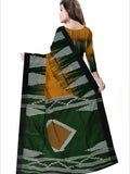 Pradip Fabrics Self Design Handloom Cotton Blend Saree (Light Green)