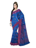 Pradip Fabrics Self Design Handloom Cotton Silk Saree 
