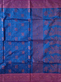 Pradip Fabrics Self Design Handloom Cotton Silk Saree 