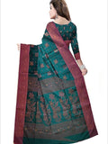 Pradip Fabrics Self Design Handloom Cotton Silk Saree 