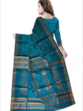 Pradip Fabrics Self Design Handloom Cotton Blend Saree