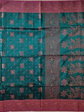 Pradip Fabrics Self Design Handloom Cotton Silk Saree 