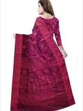 Pradip Fabrics Self Design Handloom Cotton Silk Saree 