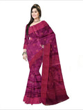 Pradip Fabrics Self Design Handloom Cotton Silk Saree 