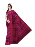 Pradip Fabrics Self Design Handloom Cotton Silk Saree 