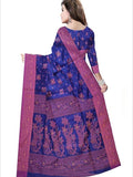 Pradip Fabrics Self Design Handloom Cotton Silk Saree 
