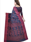 Pradip Fabrics Self Design Handloom Cotton Silk Saree 