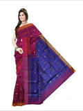 Pradip Fabrics Applique Handloom Cotton Silk Saree