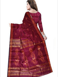 Pradip Fabrics Self Design Handloom Cotton Blend Saree