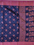 Pradip Fabrics Self Design Handloom Cotton Silk Saree 