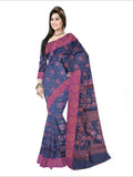Pradip Fabrics Self Design Handloom Cotton Silk Saree 