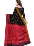 Pradip Fabrics Applique Handloom Cotton Silk Saree