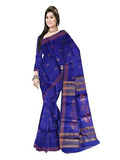 Pradip Fabrics Self Design Handloom Cotton Blend Saree