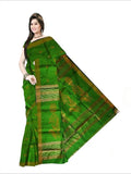 Pradip Fabrics Self Design Handloom Cotton Blend Saree