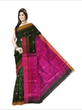 Pradip Fabrics Applique Handloom Cotton Silk Saree