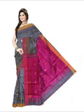 Pradip Fabrics Applique Handloom Cotton Silk Saree