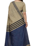Pradip Fabrics Self Design Handloom Pure Cotton Saree 