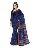 Pradip Fabrics Self Design Handloom Cotton Blend Saree
