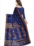 Pradip Fabrics Self Design Handloom Cotton Blend Saree
