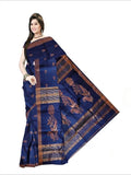Pradip Fabrics Self Design Handloom Cotton Blend Saree