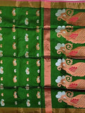 Pradip Fabrics Self Design Handloom Cotton Blend Saree