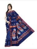 Pradip Fabrics Self Design Handloom Cotton Blend Saree