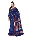 Pradip Fabrics Self Design Handloom Cotton Blend Saree