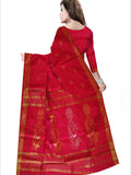 Pradip Fabrics Self Design Handloom Cotton Blend Saree
