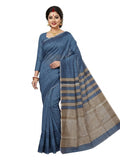 Pradip Fabrics Self Design Handloom Pure Cotton Saree 