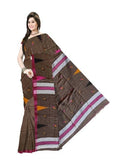 Pradip Fabrics Self Design Handloom Pure Cotton Saree