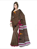 Pradip Fabrics Self Design Handloom Pure Cotton Saree